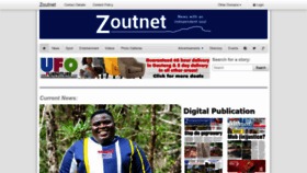 What Zoutnet.co.za website looked like in 2021 (3 years ago)