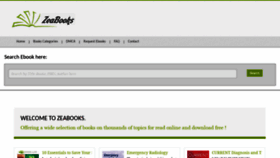 What Zeabooks.com website looked like in 2021 (3 years ago)