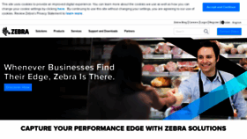 What Zebra.com website looked like in 2021 (3 years ago)