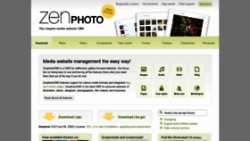 What Zenphoto.org website looked like in 2021 (3 years ago)