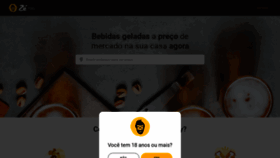 What Ze.delivery website looked like in 2021 (5 years ago)