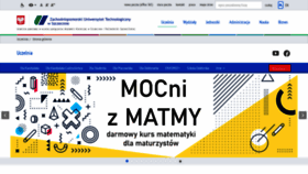 What Zut.edu.pl website looked like in 2021 (3 years ago)