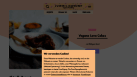 What Zuckerjagdwurst.com website looked like in 2021 (3 years ago)