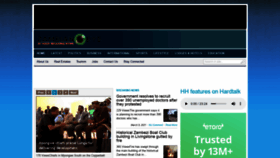 What Zambianeye.com website looked like in 2021 (3 years ago)