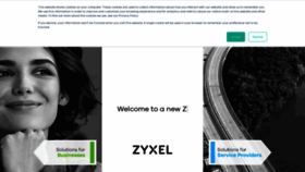 What Zyxel.com website looked like in 2021 (3 years ago)