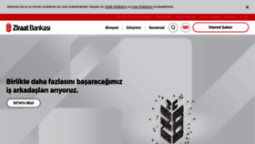 What Ziraatbank.com.tr website looked like in 2021 (4 years ago)