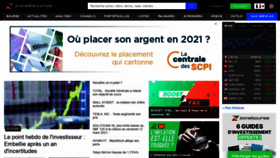 What Zonebourse.com website looked like in 2021 (3 years ago)