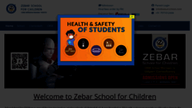 What Zebarschool.com website looked like in 2021 (3 years ago)