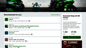 What Zx6r.com website looked like in 2021 (3 years ago)