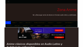 What Zonaanime.xyz website looked like in 2021 (3 years ago)