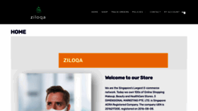 What Ziloqa.in website looked like in 2021 (3 years ago)