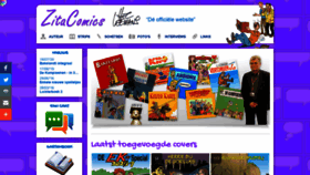What Zitacomics.be website looked like in 2021 (3 years ago)