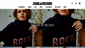 What Zadig-et-voltaire.com website looked like in 2021 (3 years ago)