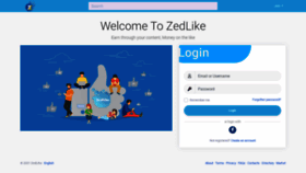 What Zedlike.com website looked like in 2021 (3 years ago)