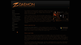 What Zdaemon.org website looked like in 2021 (3 years ago)
