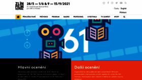 What Zlinfest.cz website looked like in 2021 (3 years ago)