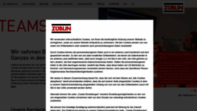 What Zueblin.de website looked like in 2021 (3 years ago)
