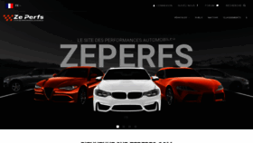 What Zeperfs.com website looked like in 2021 (3 years ago)