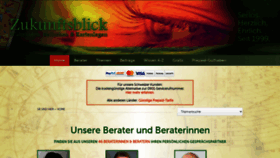 What Zukunftsblick.at website looked like in 2021 (3 years ago)
