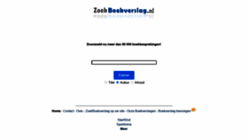 What Zoekboekverslag.nl website looked like in 2021 (3 years ago)
