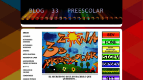 What Zona33preescolar.com website looked like in 2021 (3 years ago)