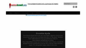 What Zabbixbrasil.org website looked like in 2021 (3 years ago)