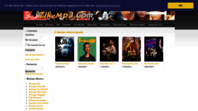 What Zik-mp3.com website looked like in 2021 (2 years ago)
