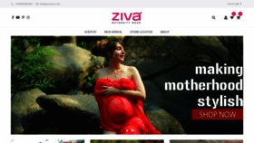 What Zivamoms.com website looked like in 2021 (3 years ago)