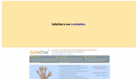 What Zazachat.com website looked like in 2021 (3 years ago)