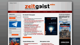 What Zeitgeist-online.de website looked like in 2021 (3 years ago)