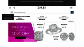 What Zales.com website looked like in 2021 (2 years ago)