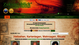 What Zukunftsblick.ch website looked like in 2021 (4 years ago)