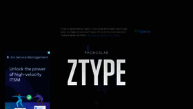 What Zty.pe website looked like in 2021 (2 years ago)