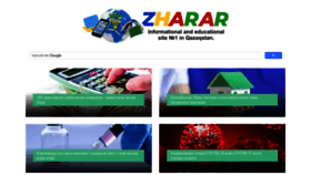 What Zharar.com website looked like in 2021 (2 years ago)