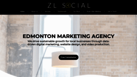 What Zlsocial.com website looked like in 2021 (2 years ago)