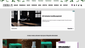 What Zeberka.pl website looked like in 2021 (2 years ago)