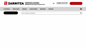 What Zarnitza.ru website looked like in 2021 (2 years ago)