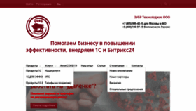 What Zubr-1c.ru website looked like in 2021 (2 years ago)