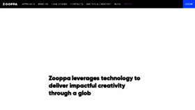 What Zooppa.com website looked like in 2021 (2 years ago)