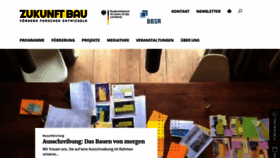 What Zukunftbau.de website looked like in 2021 (2 years ago)