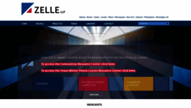What Zelle.com website looked like in 2021 (2 years ago)