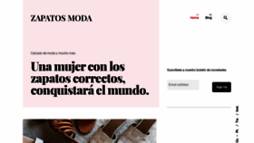 What Zapatosmoda.org website looked like in 2021 (2 years ago)
