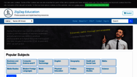 What Zigzageducation.co.uk website looked like in 2021 (2 years ago)