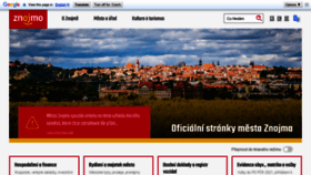 What Znojmocity.cz website looked like in 2021 (2 years ago)
