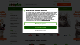What Zooplus.at website looked like in 2021 (2 years ago)