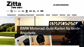 What Zitta.at website looked like in 2021 (2 years ago)