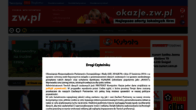 What Zw.pl website looked like in 2021 (2 years ago)