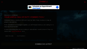 What Zombulator.com website looked like in 2021 (2 years ago)