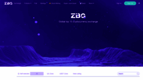 What Zbg.com website looked like in 2021 (2 years ago)