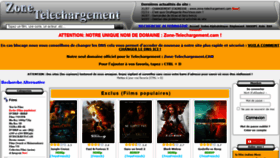 What Zone-telechargement.cam website looked like in 2021 (2 years ago)